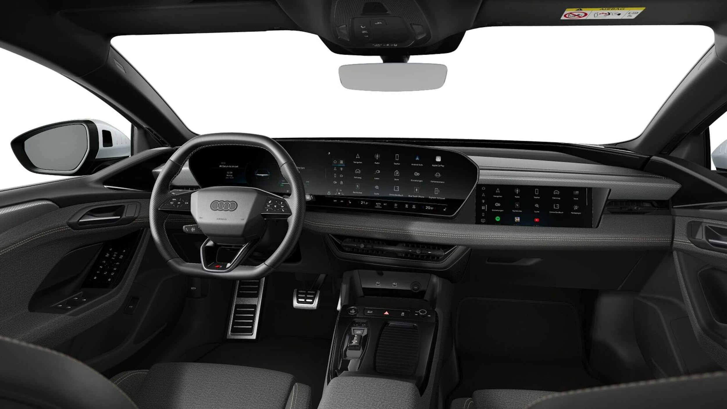 valkoinen Audi A6 e-tron 2025 kuva 15.