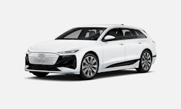 jäätikön valkoinen Audi A6 e-tron 2025 kuva 1.