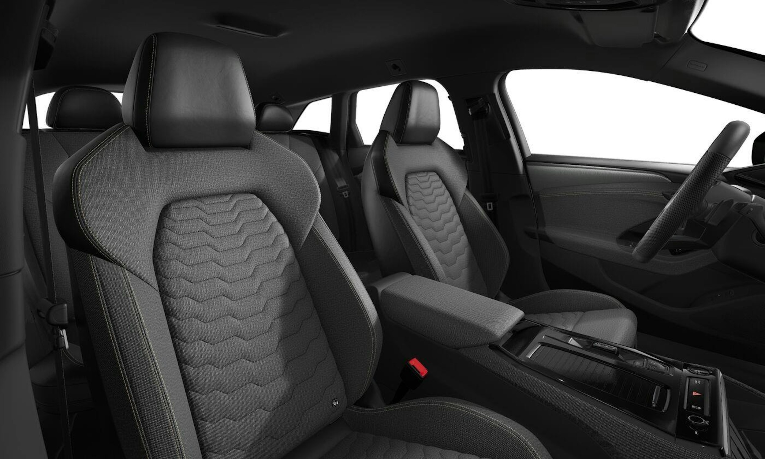 jäätikön valkoinen Audi A6 e-tron 2025 kuva 3.