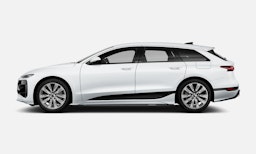 jäätikön valkoinen Audi A6 e-tron 2025 kuva 5.