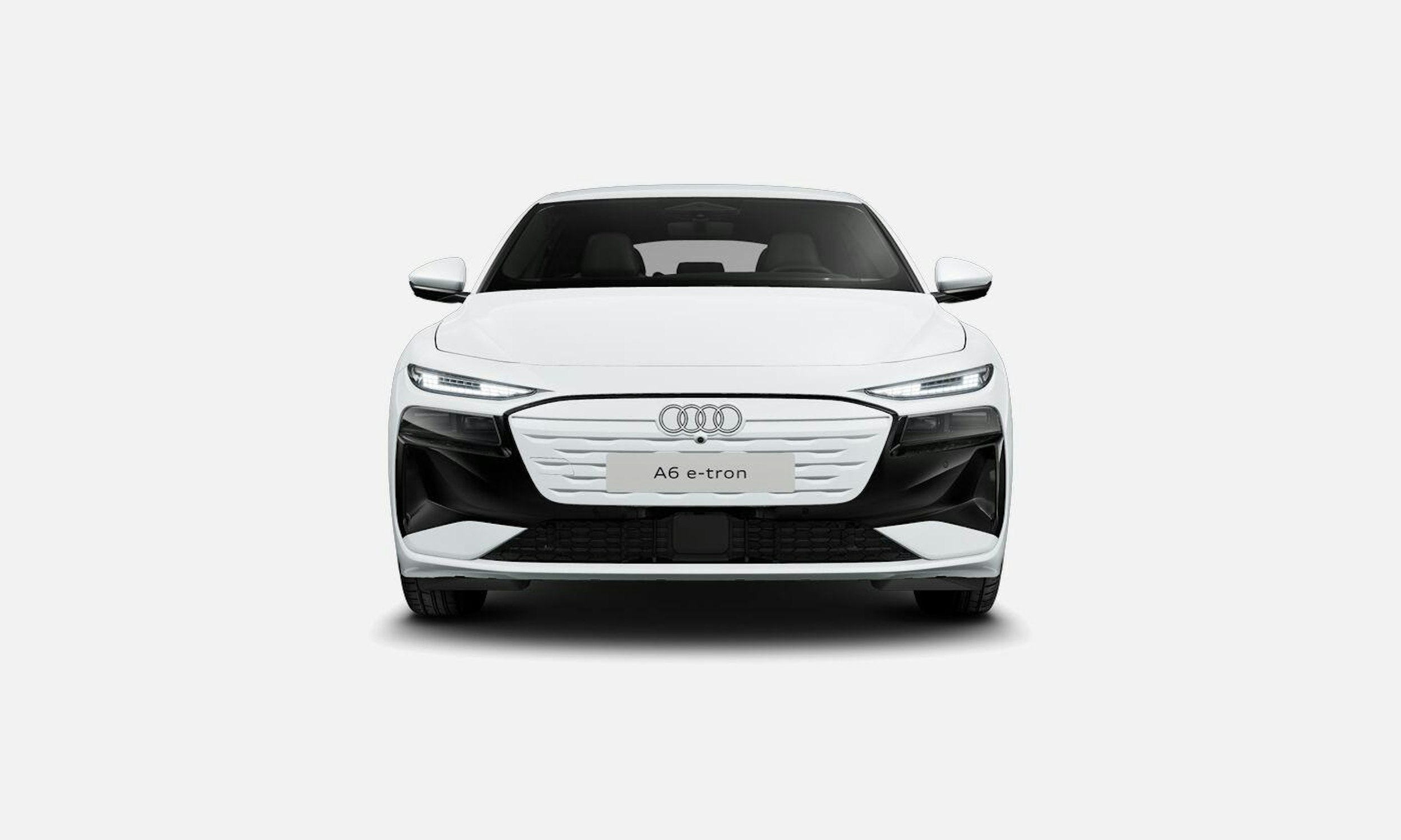 jäätikön valkoinen Audi A6 e-tron 2025 kuva 6.