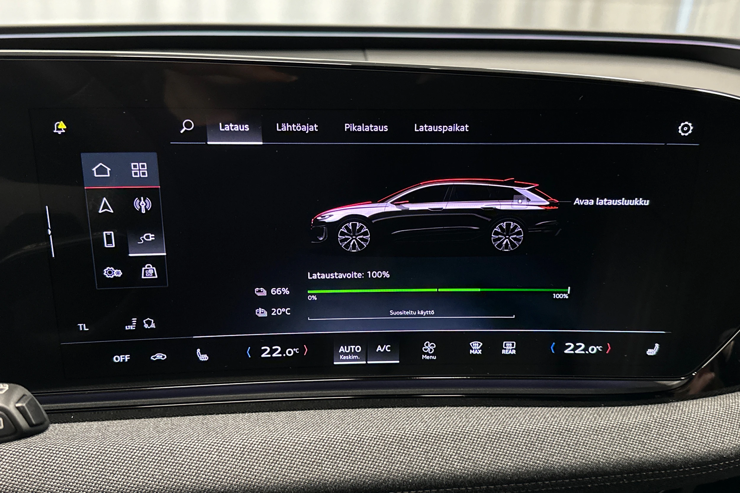 musta Audi A6 e-tron 2025 kuva 23.