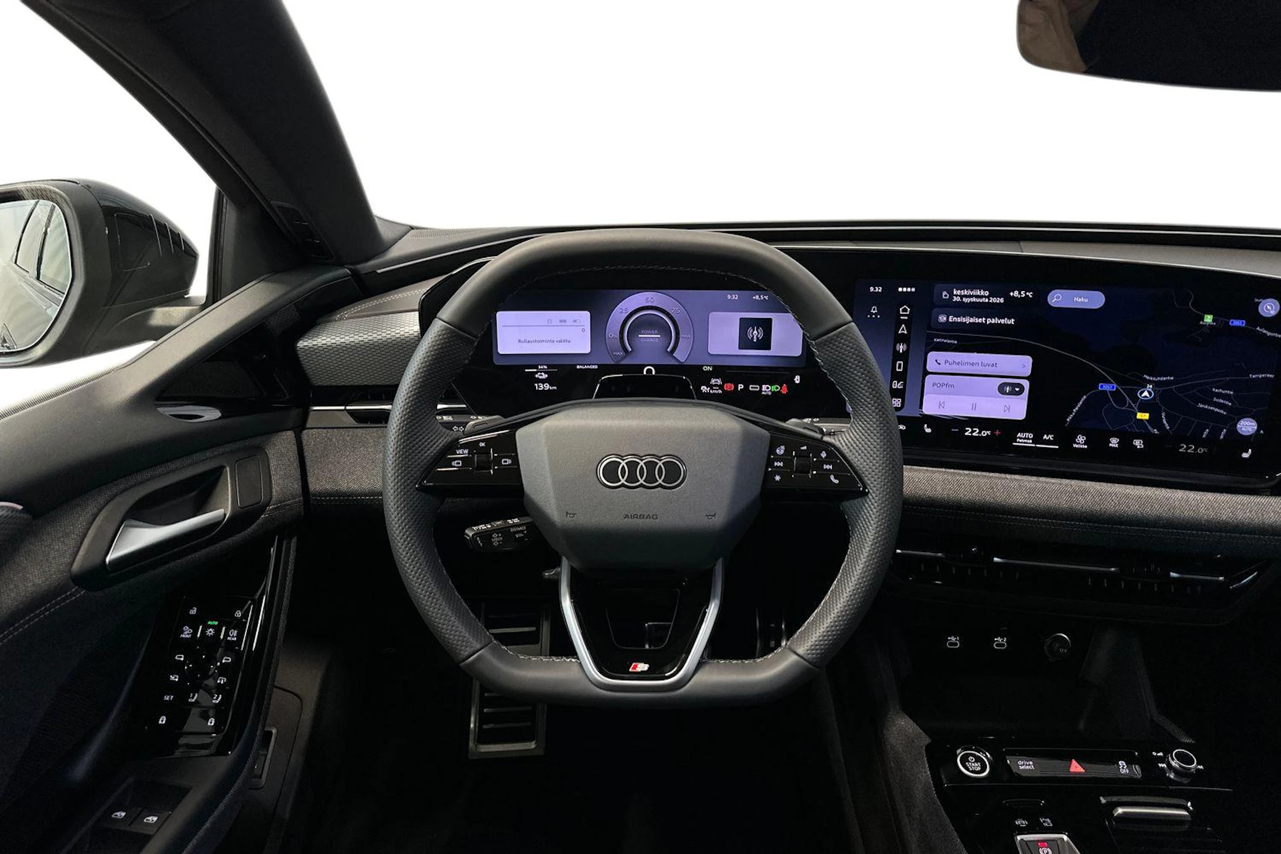 daytona harmaa Audi A6 e-tron 2026 kuva 9.