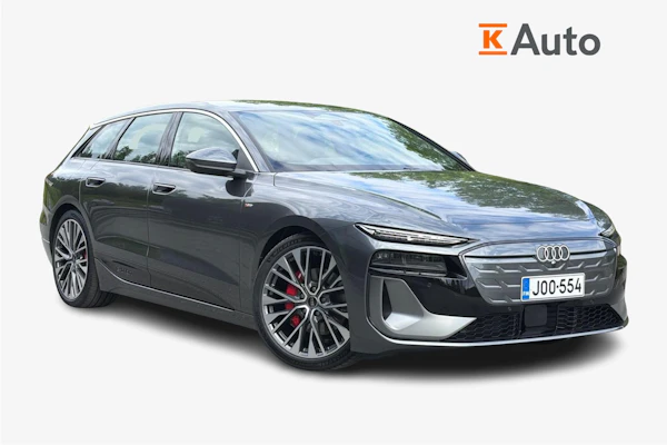 Audi A6 e-tron Avant quattro S line I Ilmajousitus I Vetokoukku I Matrix LED I Urheiluistuimet I Daytona-harmaa