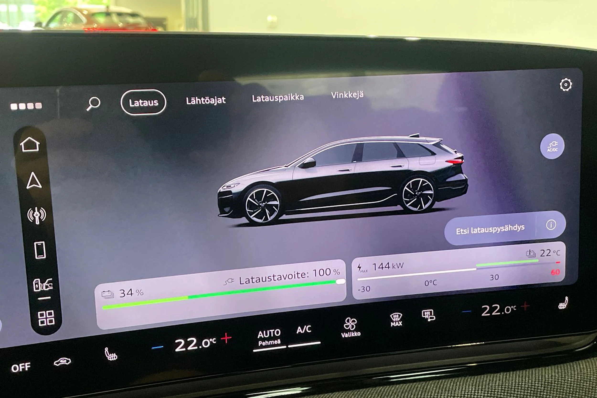musta Audi A6 e-tron 2026 kuva 23.