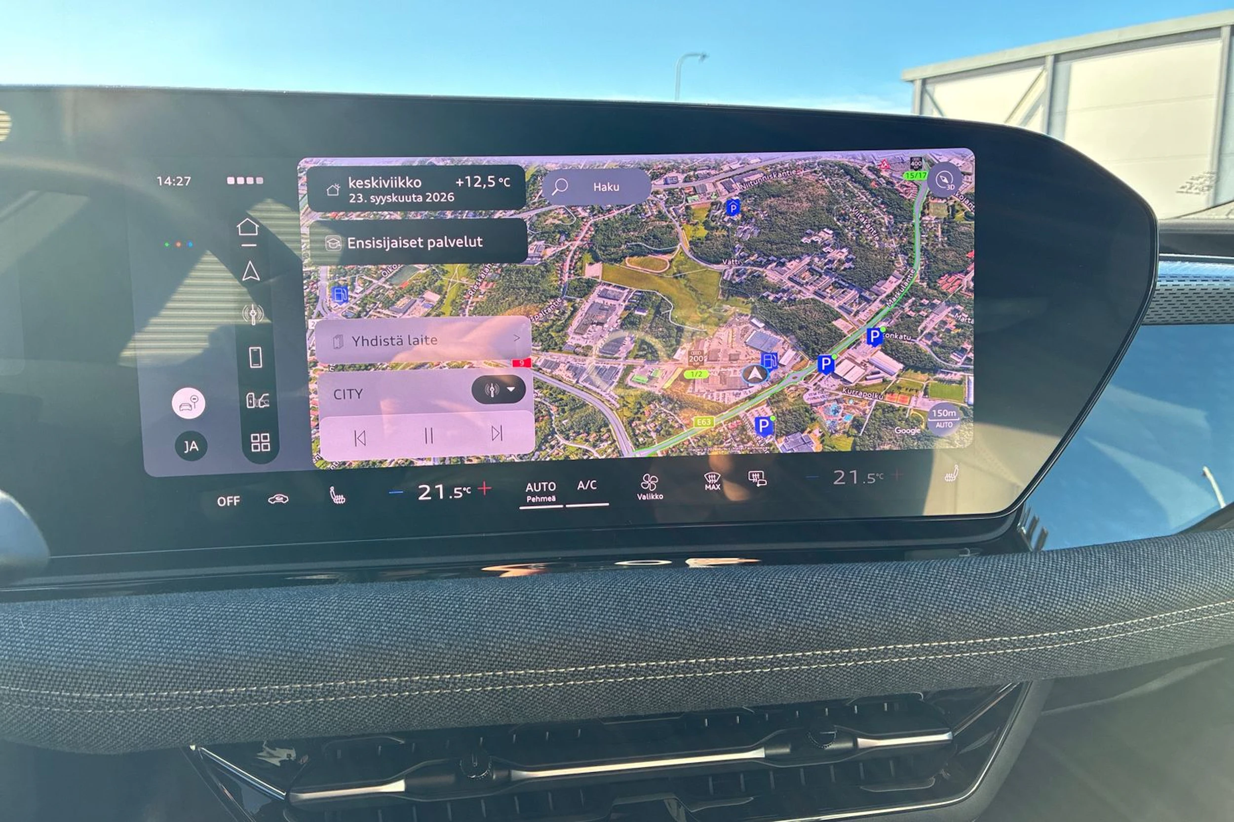 musta Audi A6 e-tron 2026 kuva 15.