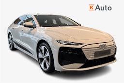 valkoinen Audi A6 e-tron 2026 kuva 1.