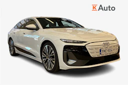 valkoinen Audi A6 e-tron 2026 kuva 1.