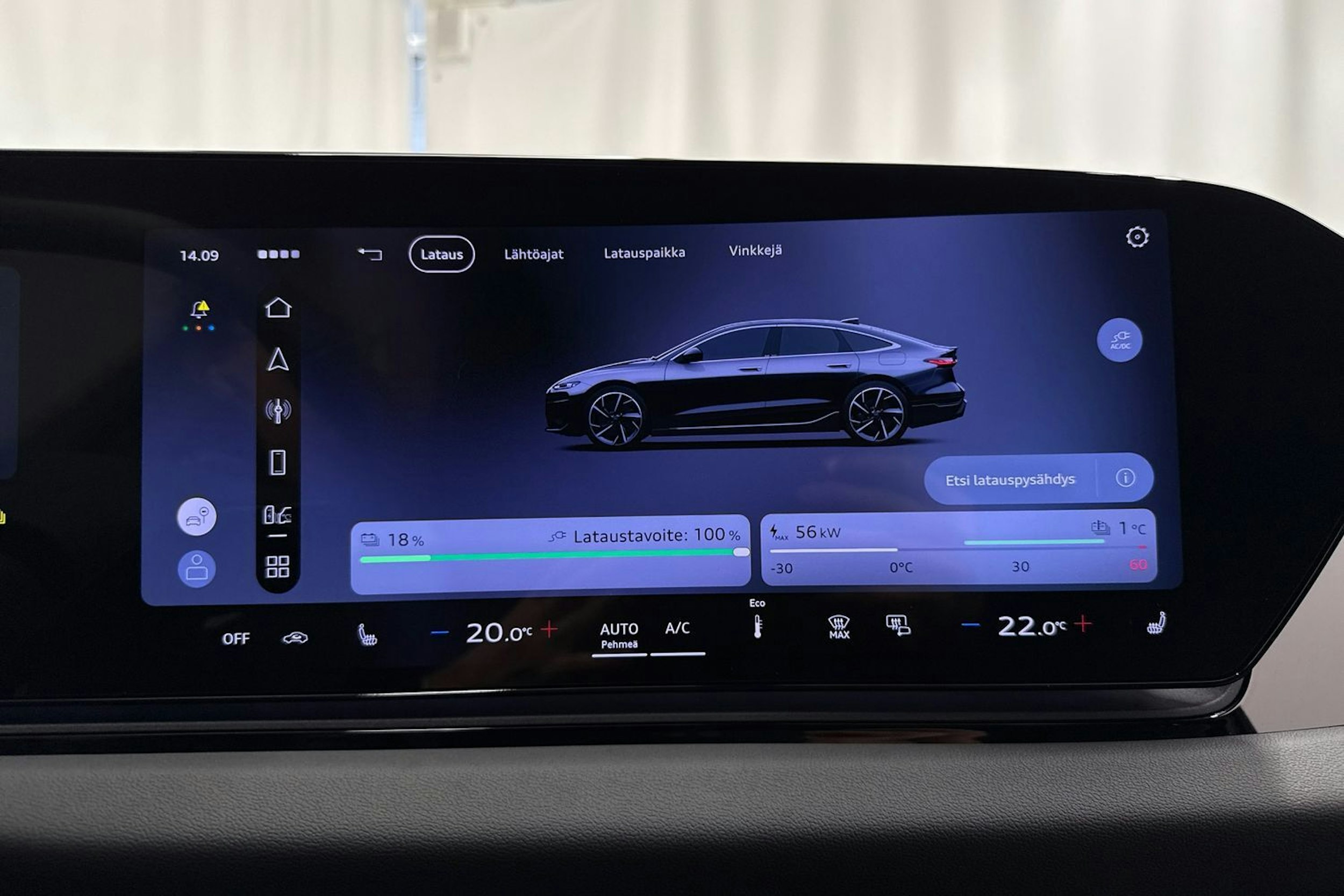 met. musta Audi A6 e-tron 2026 kuva 31.