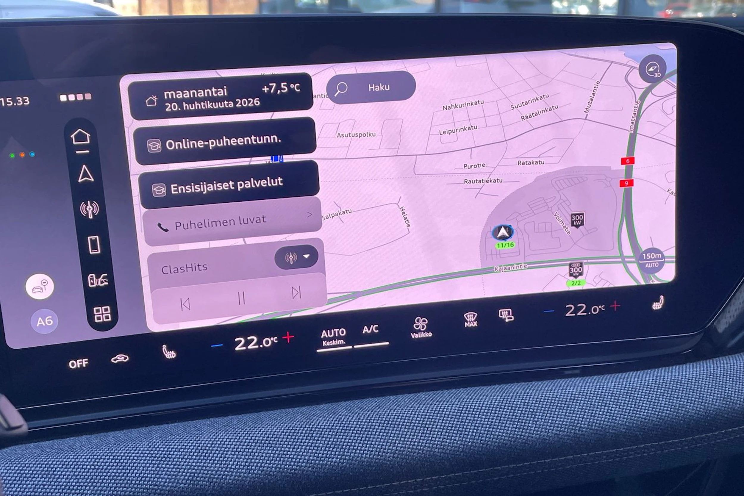 musta Audi A6 e-tron 2026 kuva 23.