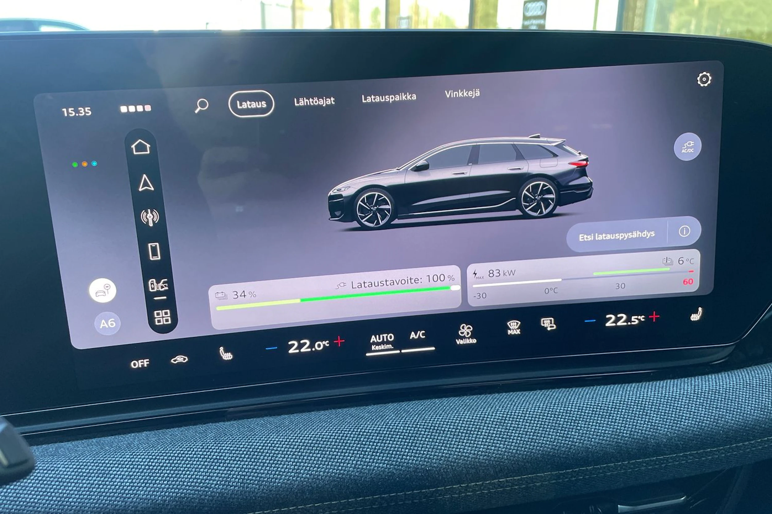 musta Audi A6 e-tron 2026 kuva 26.