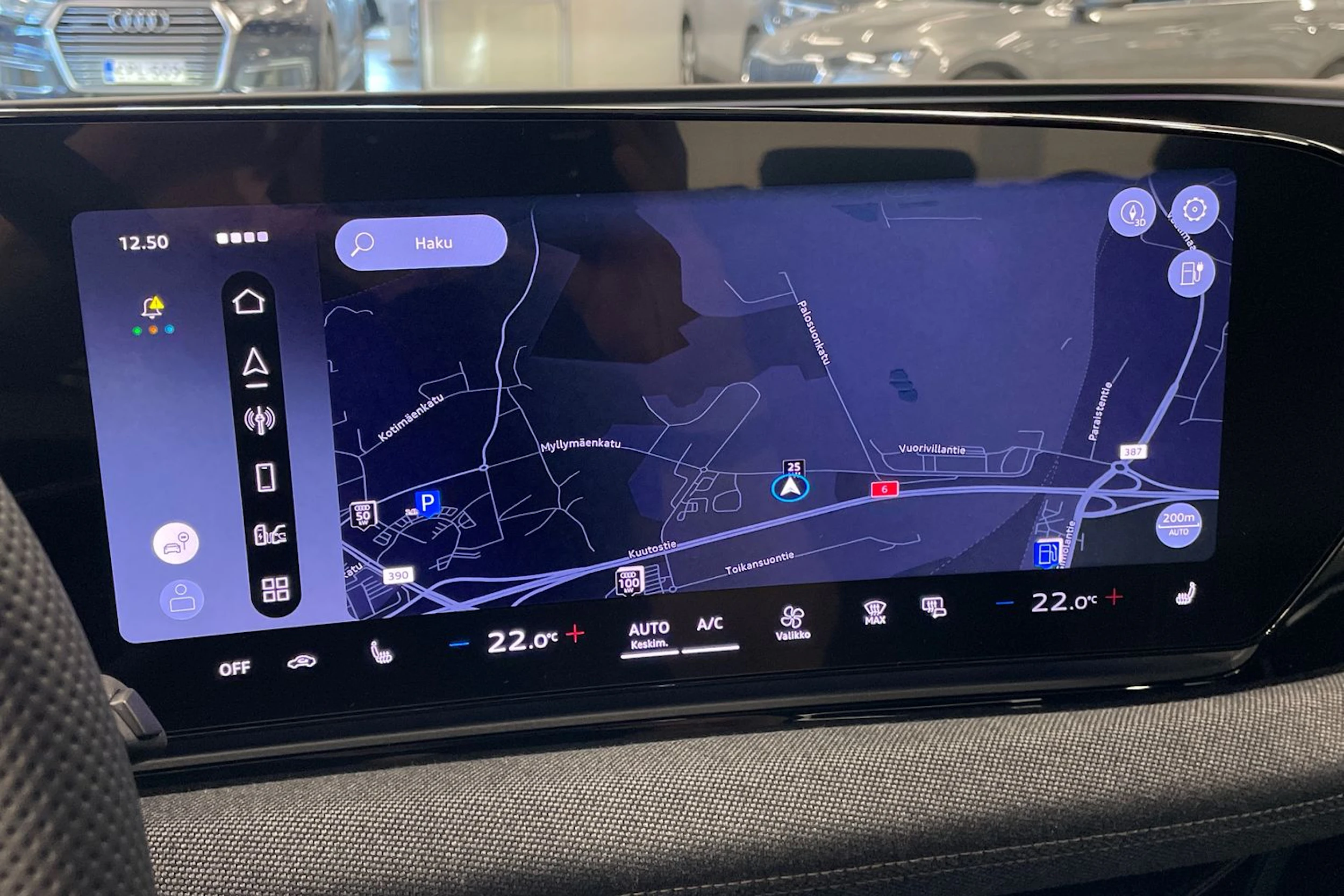 met. sininen Audi A6 e-tron 2026 kuva 19.