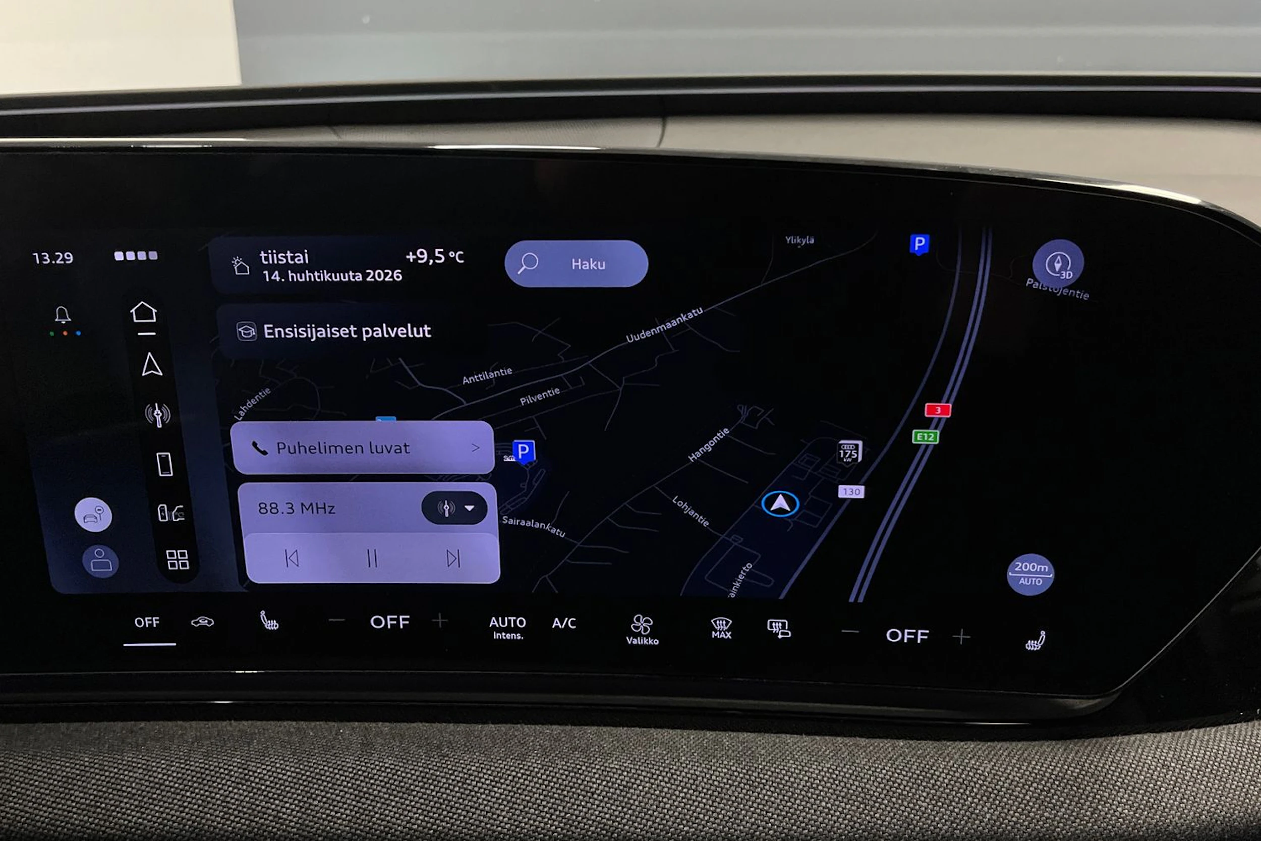 siam beige Audi A6 e-tron 2026 kuva 14.