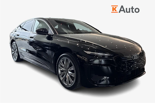 Audi A6 e-tron Sportback | Vetokoukku | Musta sisäkaton verhoilu | Mythos-musta | 19" talvirenkaat | Lämpöpumppu |