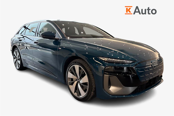 Audi A6 e-tron Avant quattro S line | Malpelo-sininen | Vetokoukku | Ilmalämpöpumppu | Matrix-valot | 2 x renkaat |