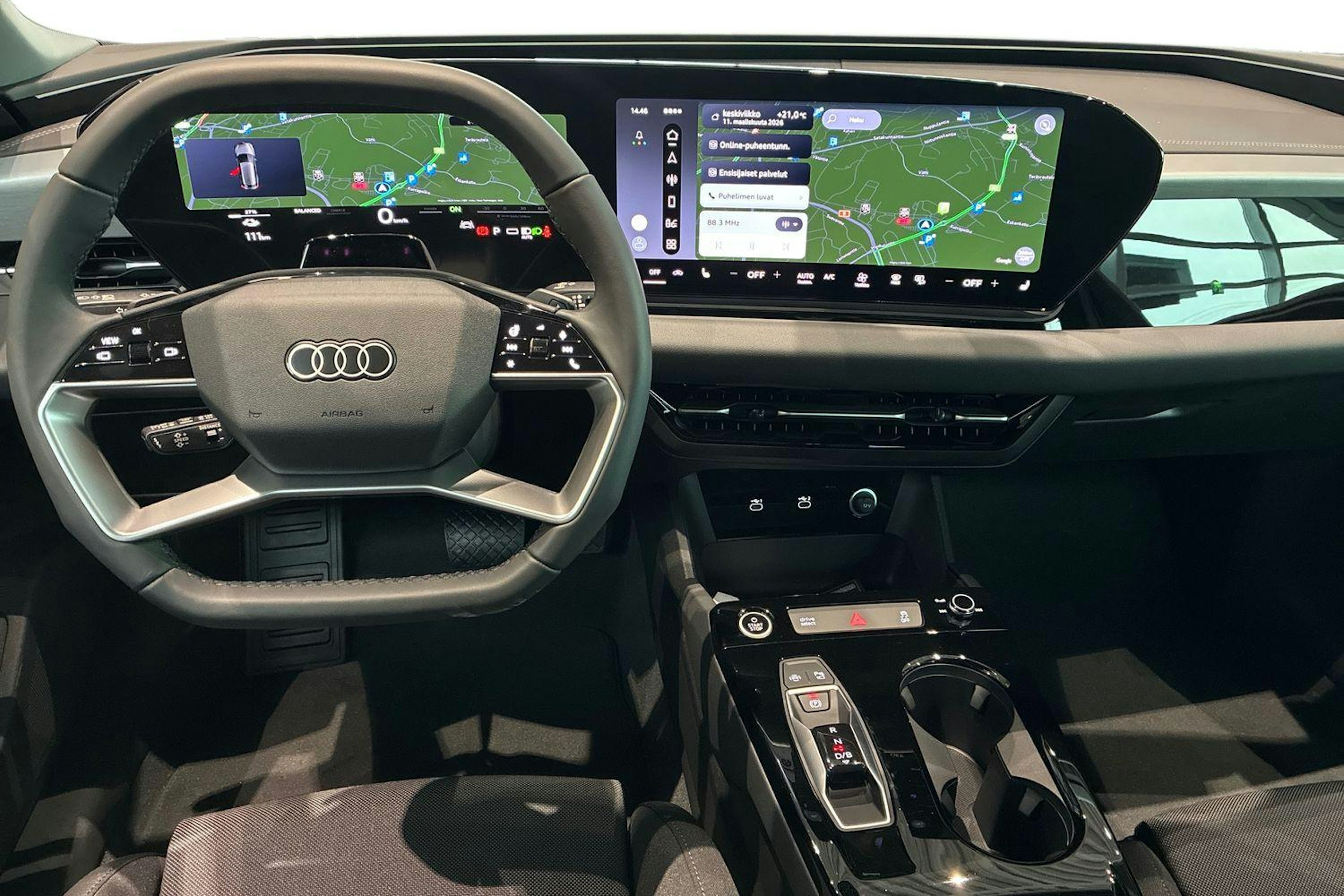 musta Audi A6 e-tron 2026 kuva 7.