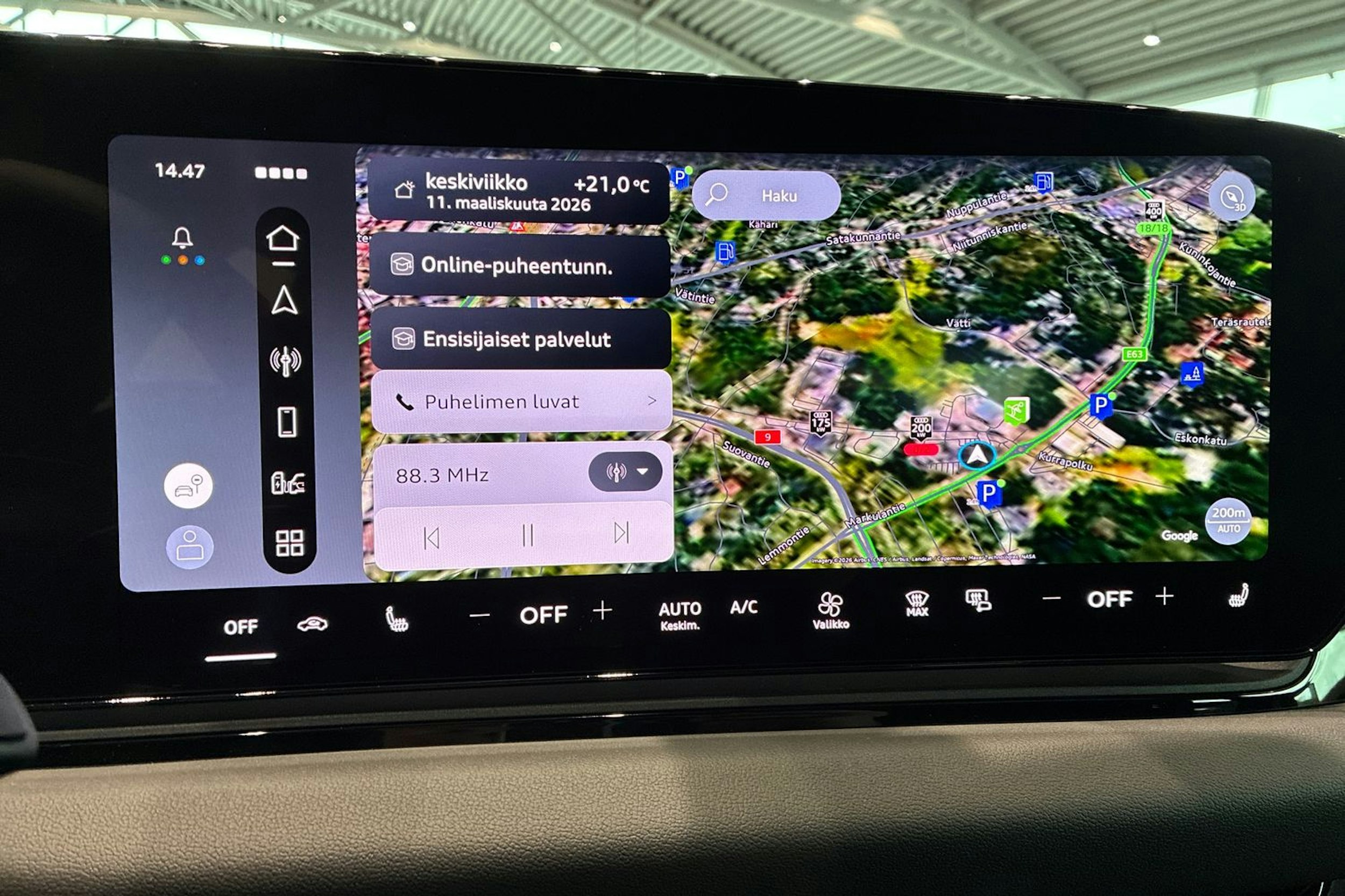 musta Audi A6 e-tron 2026 kuva 17.