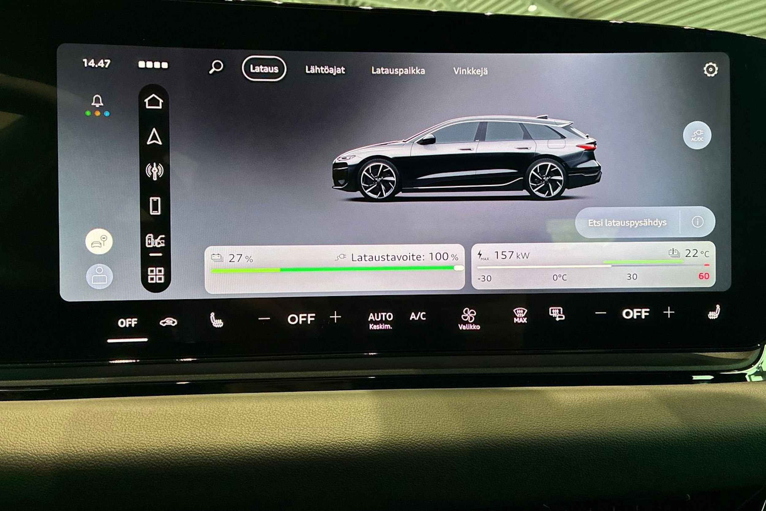 musta Audi A6 e-tron 2026 kuva 18.