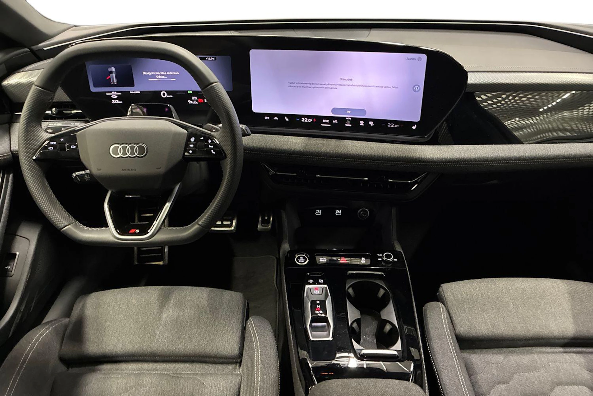 musta Audi A6 e-tron 2026 kuva 9.