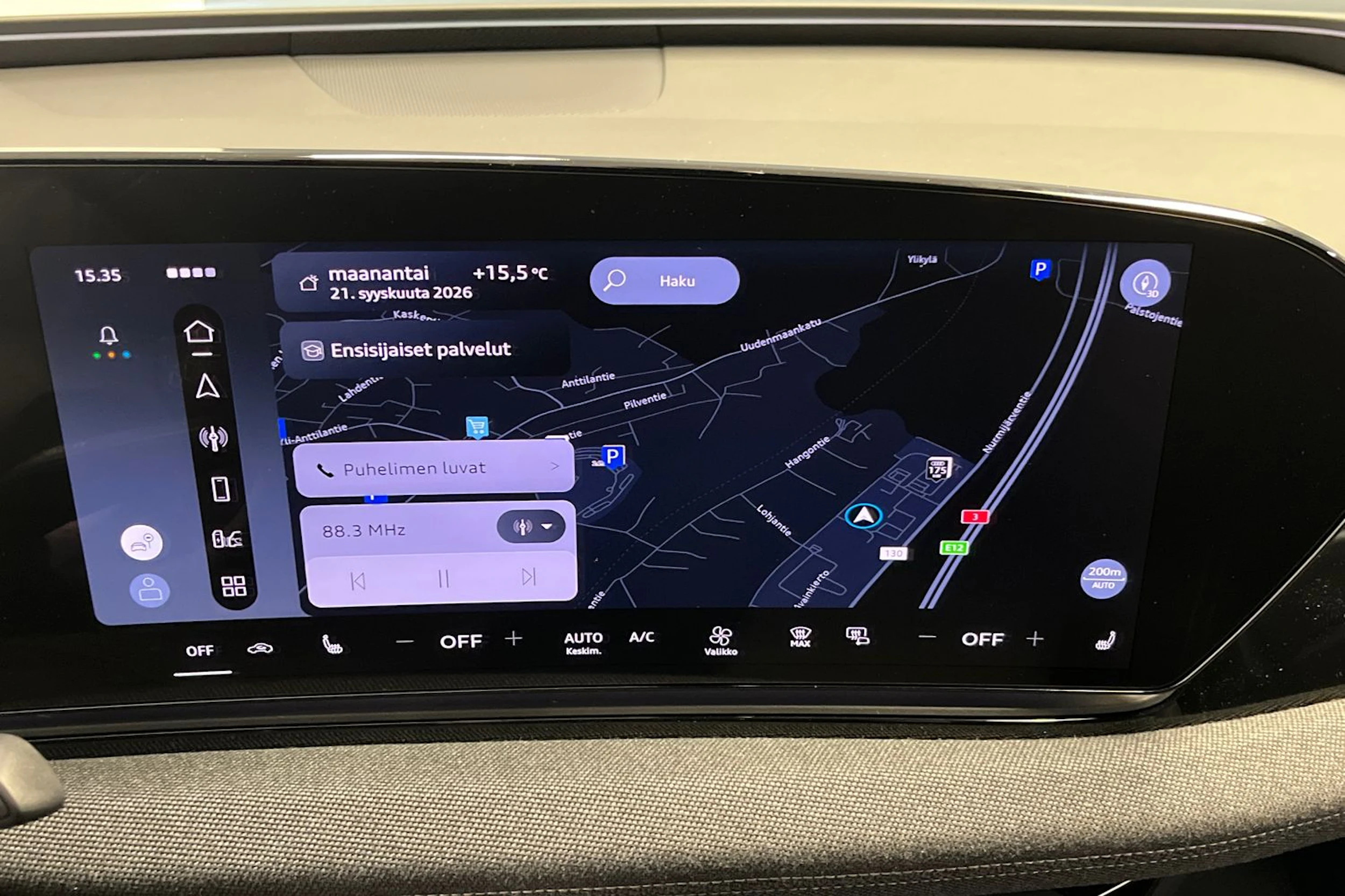 mythos musta Audi A6 e-tron 2026 kuva 17.