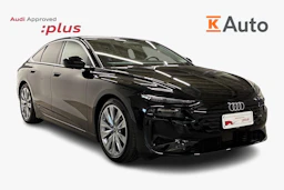 Musta Audi A6 SB e-tron 2025 kuva 1.