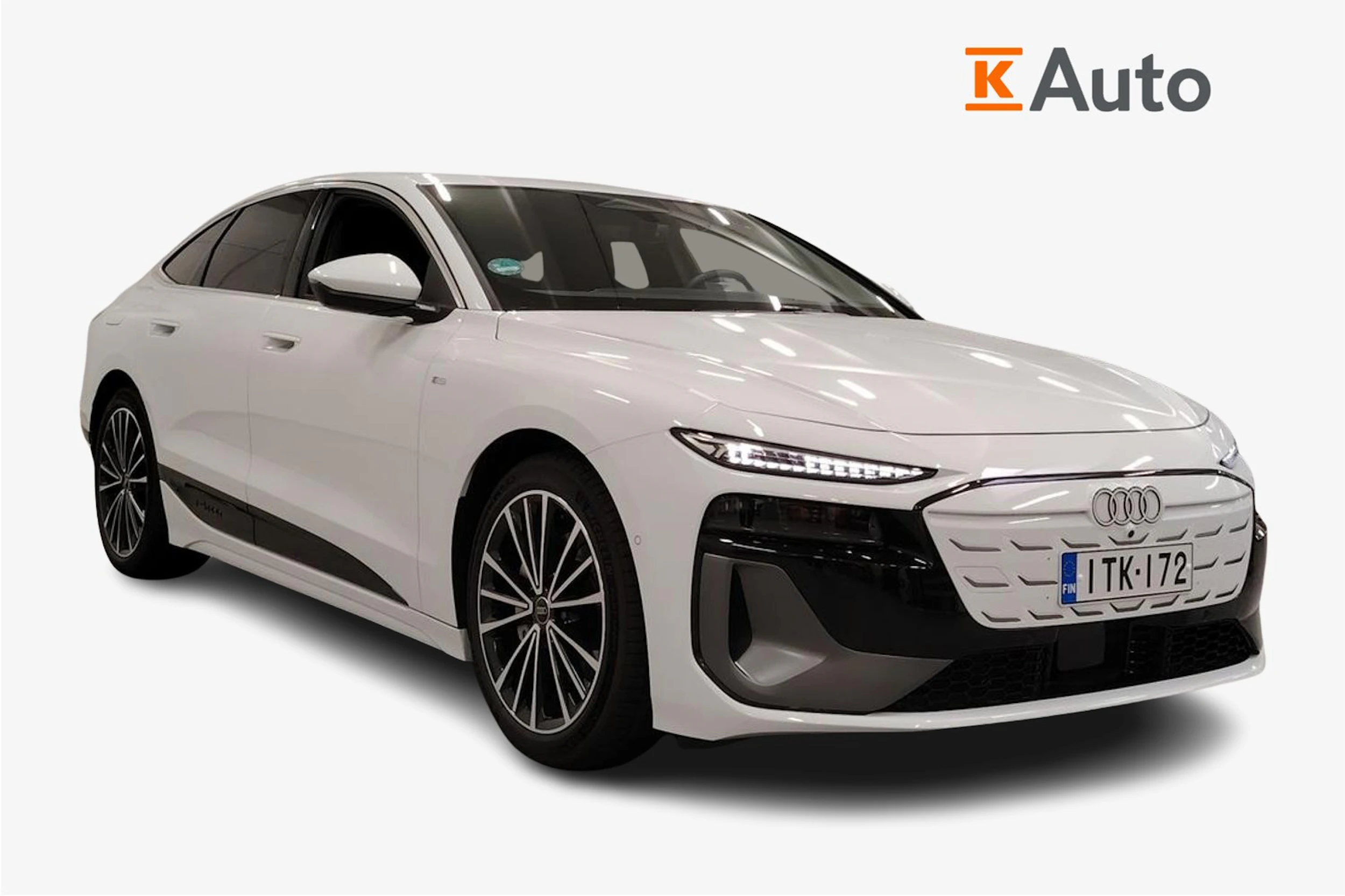 valkoinen Audi A6 e-tron 2025 kuva 1.