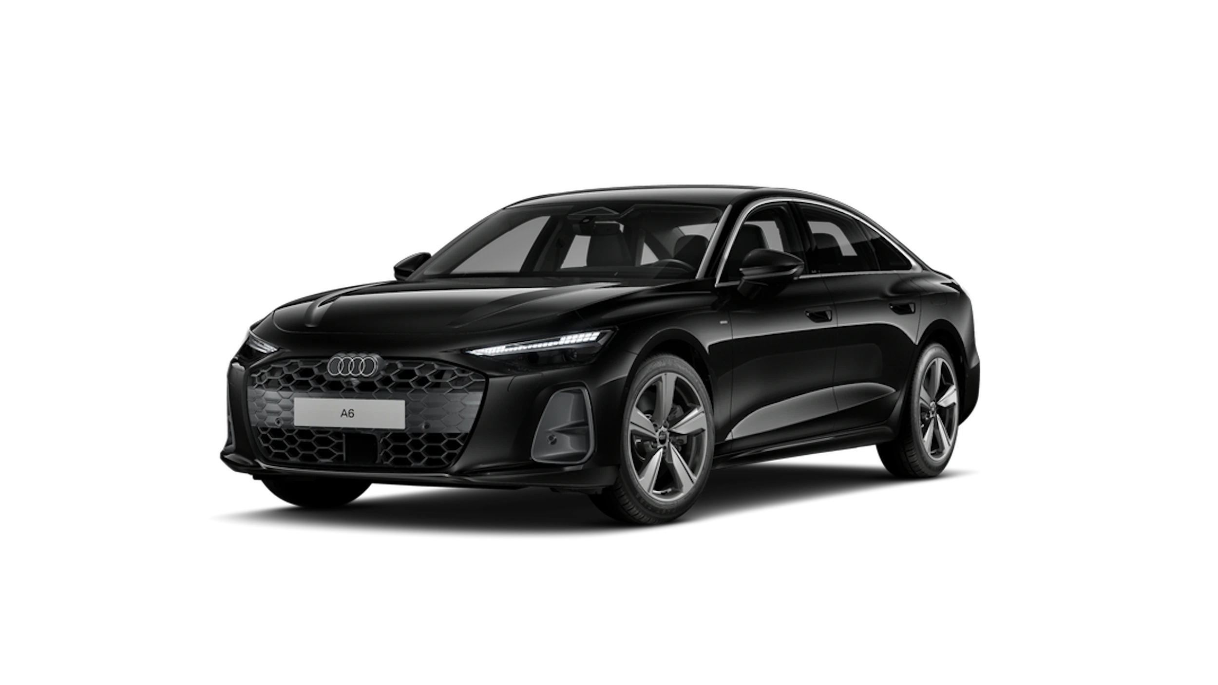 Mythos-musta, metalliväri Audi A6 Sedan 2026 kuva 1.