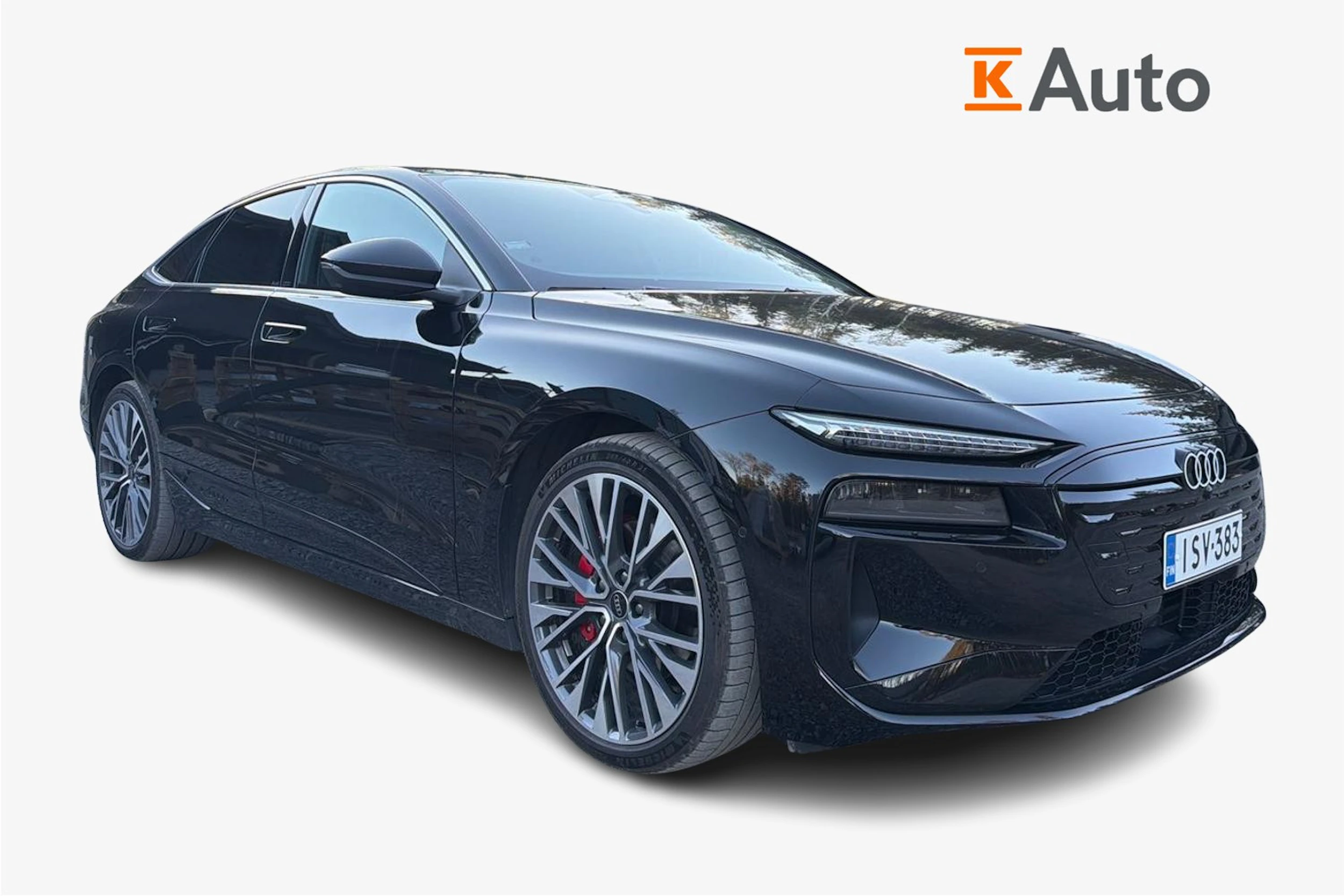 Musta Audi A6 Sportback e-tron 2025 kuva 1.