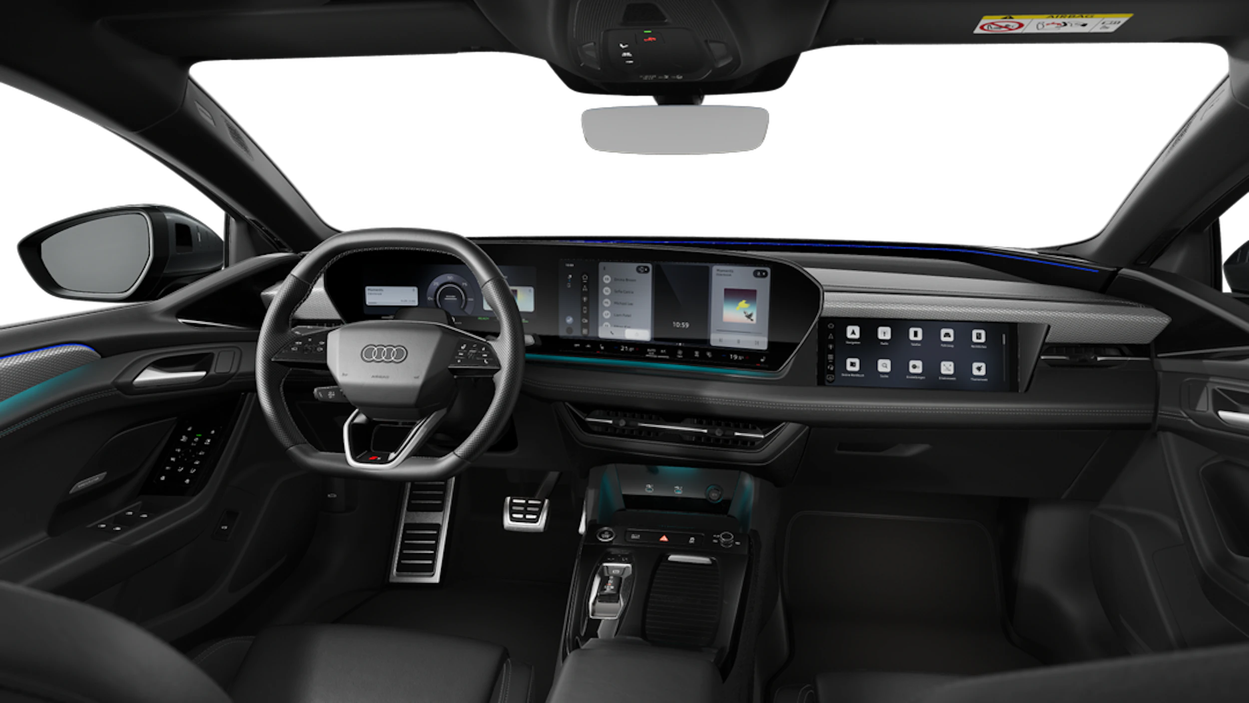 Daytona-harmaa, helmiäisväri Audi A6 Sportback e-tron 2026 kuva 7.
