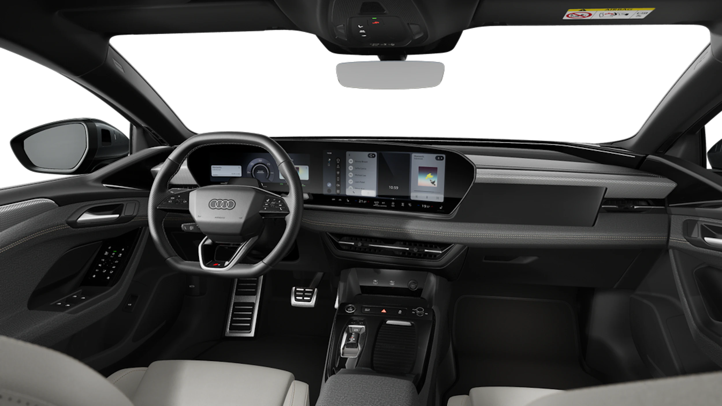 Daytona-harmaa, helmiäisväri Audi A6 Sportback e-tron 2026 kuva 7.