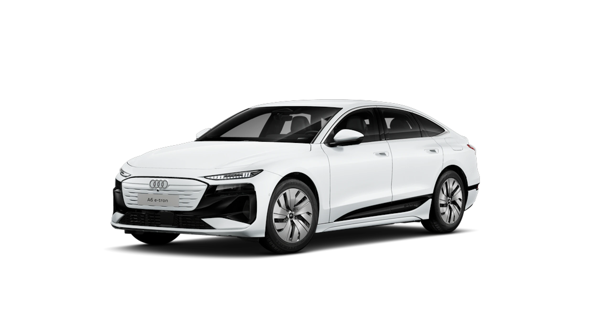 Jäätikönvalkoinen, metalliväri Audi A6 Sportback e-tron 2026 kuva 1.