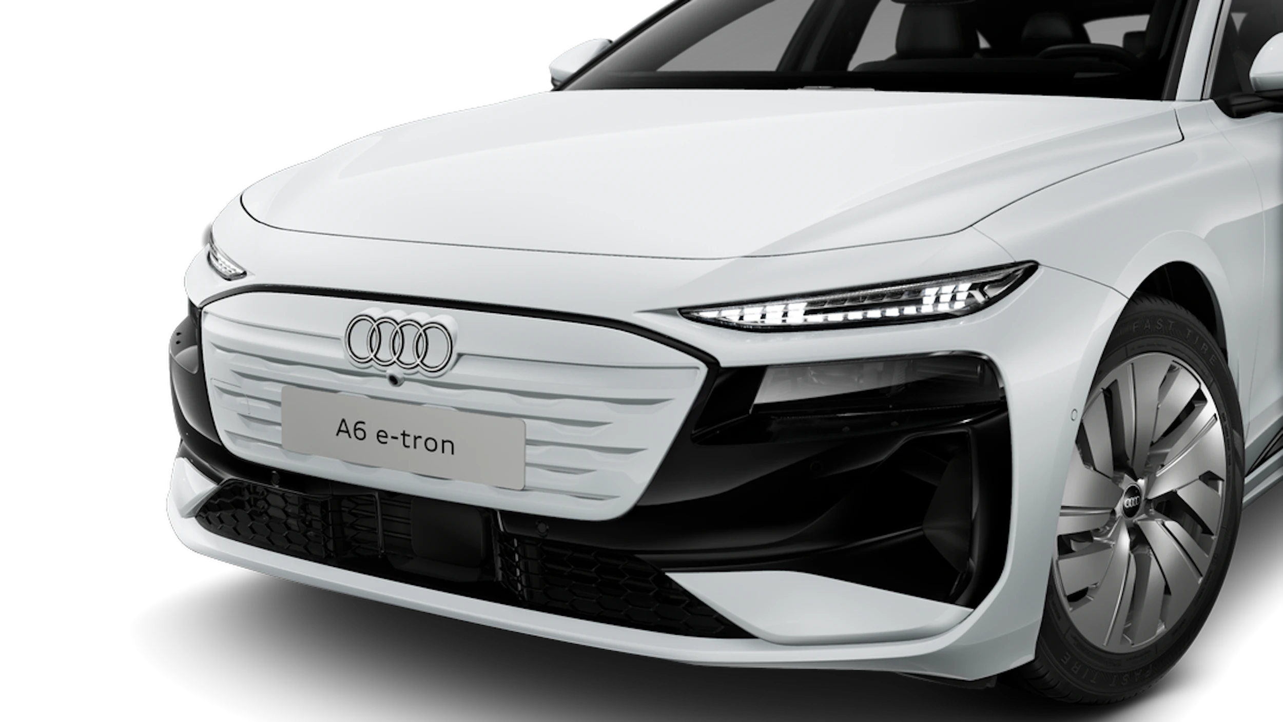 Jäätikönvalkoinen, metalliväri Audi A6 Sportback e-tron 2026 kuva 6.