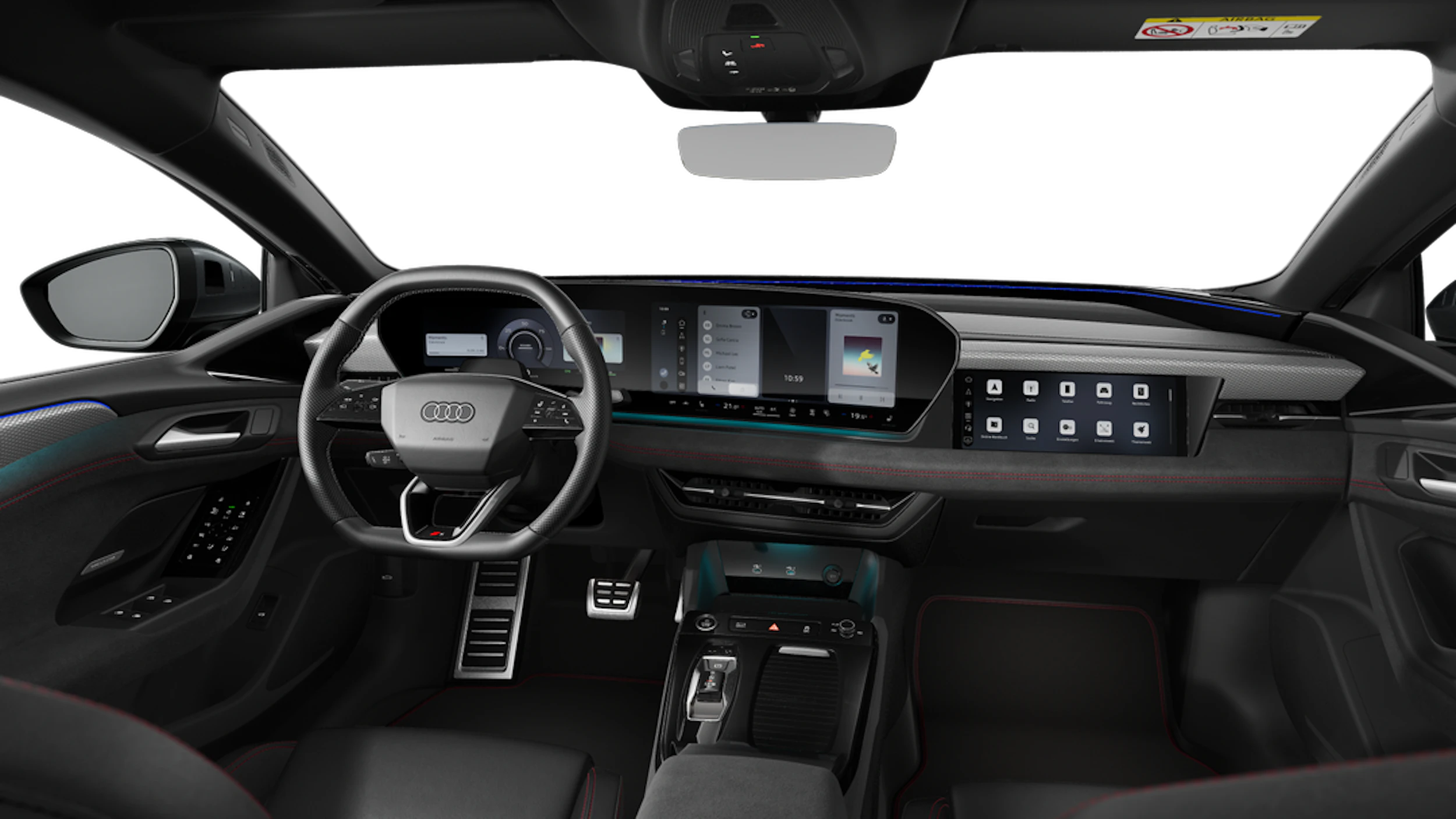 Daytona-harmaa, helmiäisväri Audi A6 Sportback e-tron 2027 kuva 7.