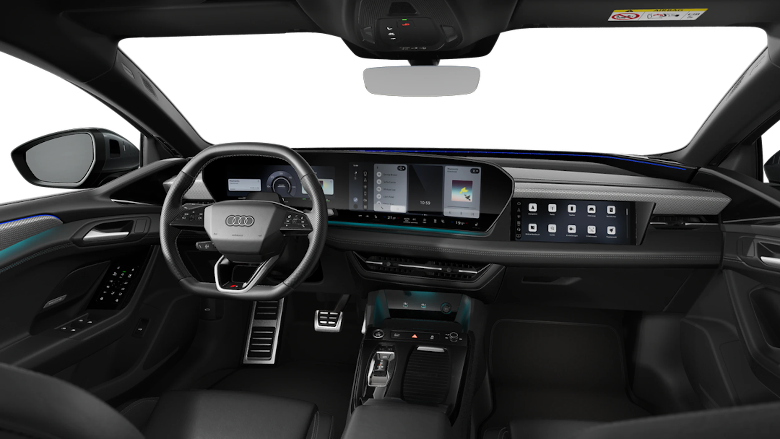 Daytona-harmaa, helmiäisväri Audi A6 Sportback e-tron 2027 kuva 7.
