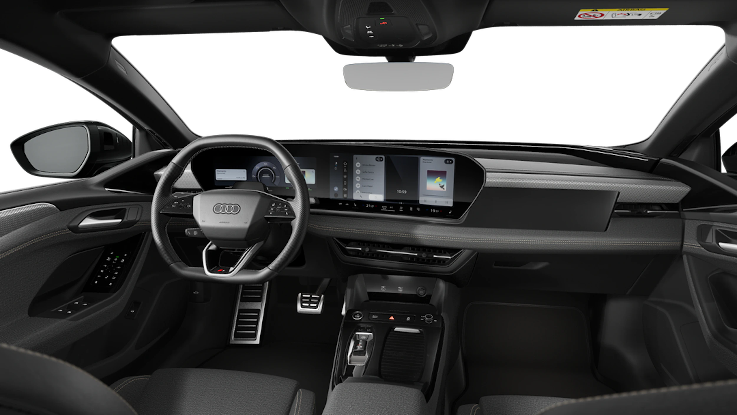 Mythos-musta, metalliväri Audi A6 Sportback e-tron 2027 kuva 7.