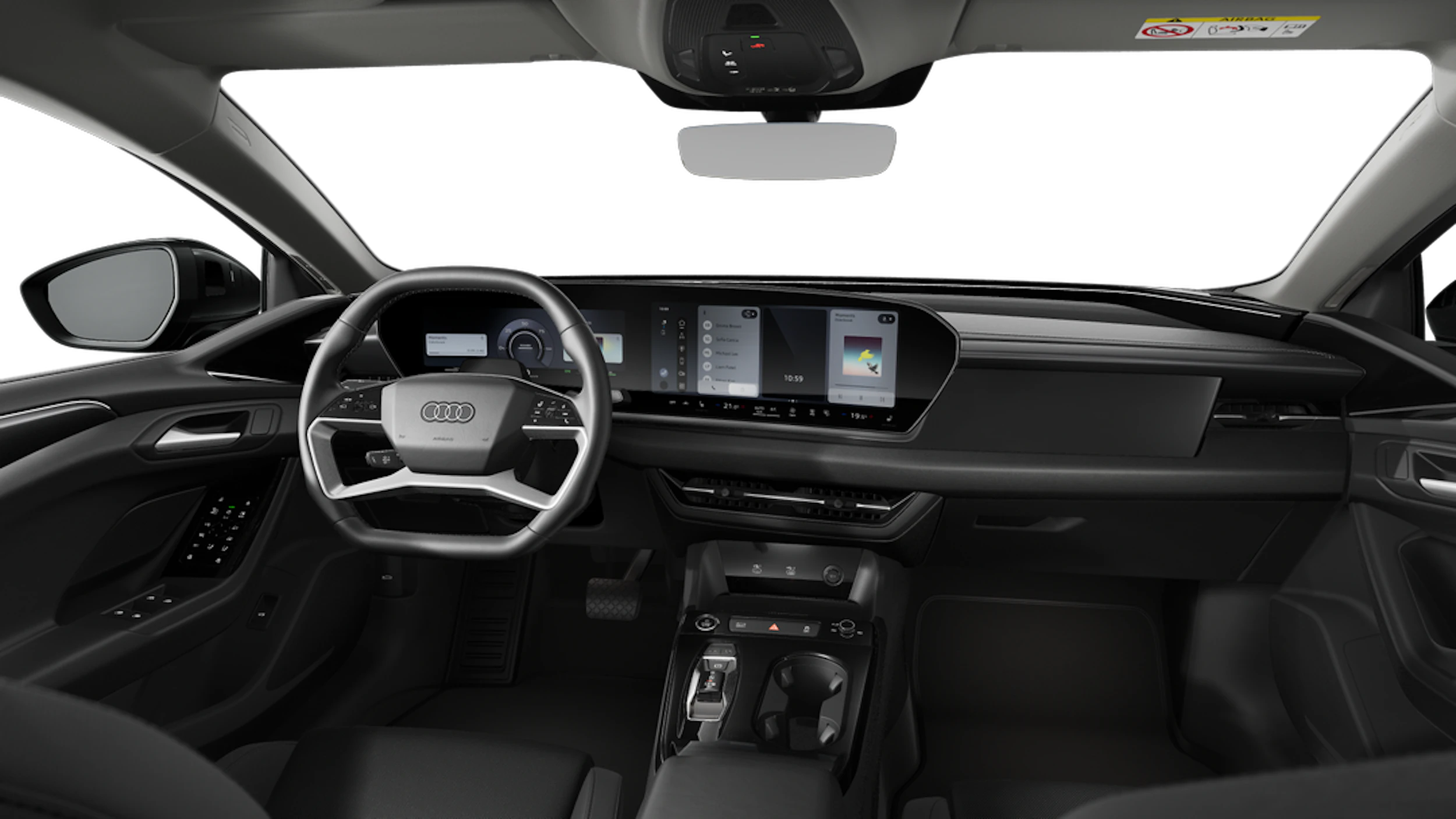 Mythos-musta, metalliväri Audi A6 Sportback e-tron 2027 kuva 7.