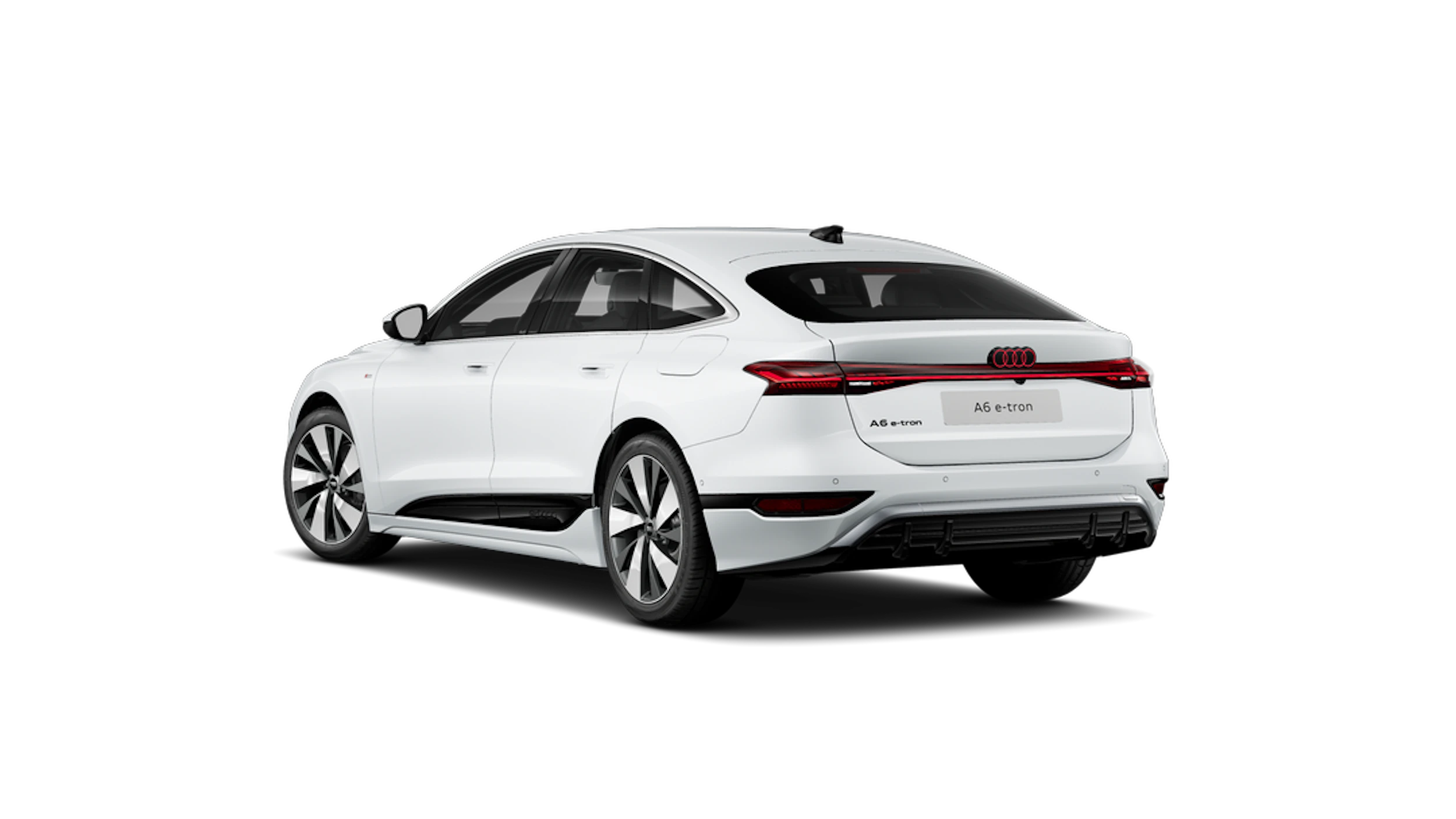 Jäätikönvalkoinen, metalliväri Audi A6 Sportback e-tron 2027 kuva 4.