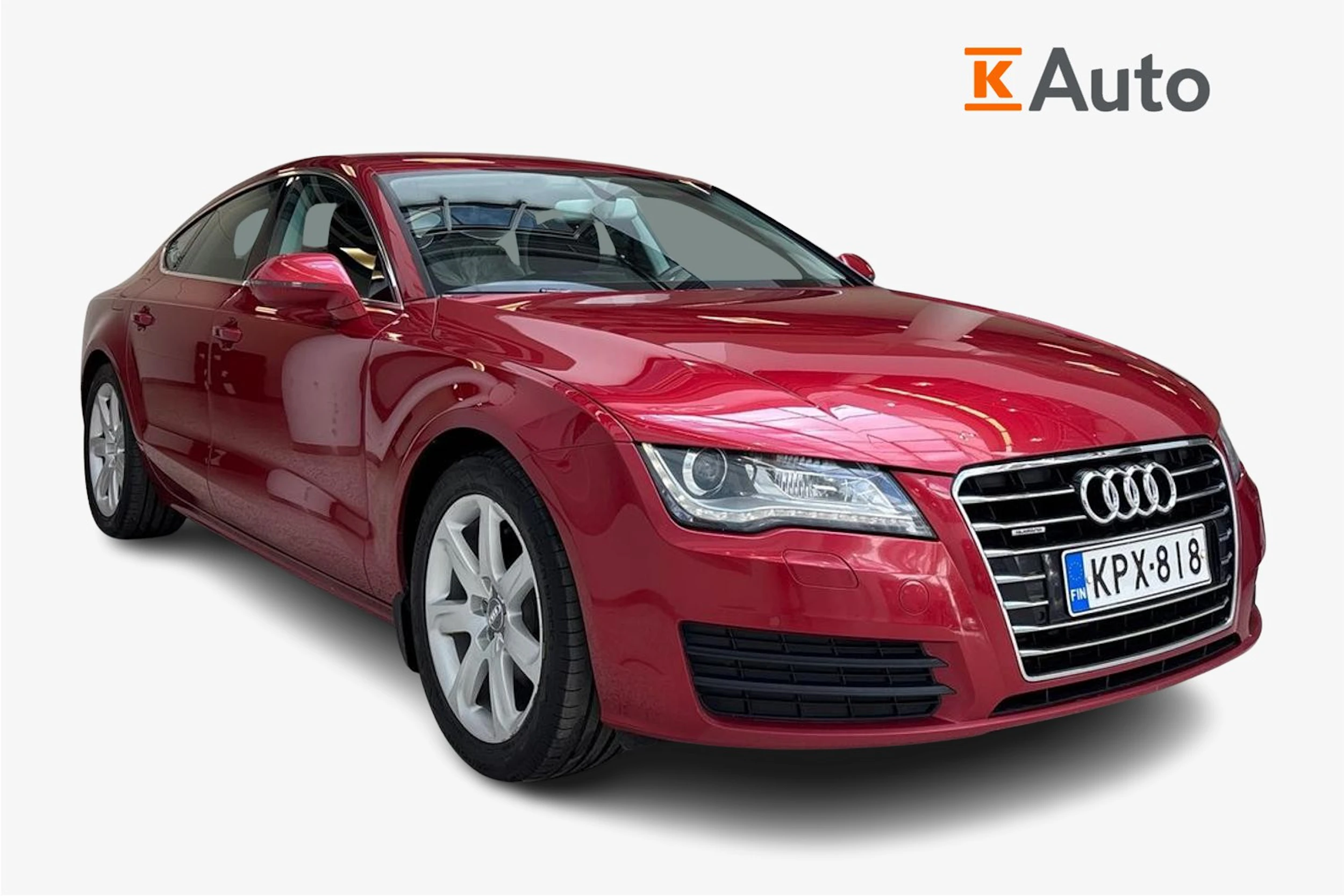 punainen Audi A7 2012 kuva 1.