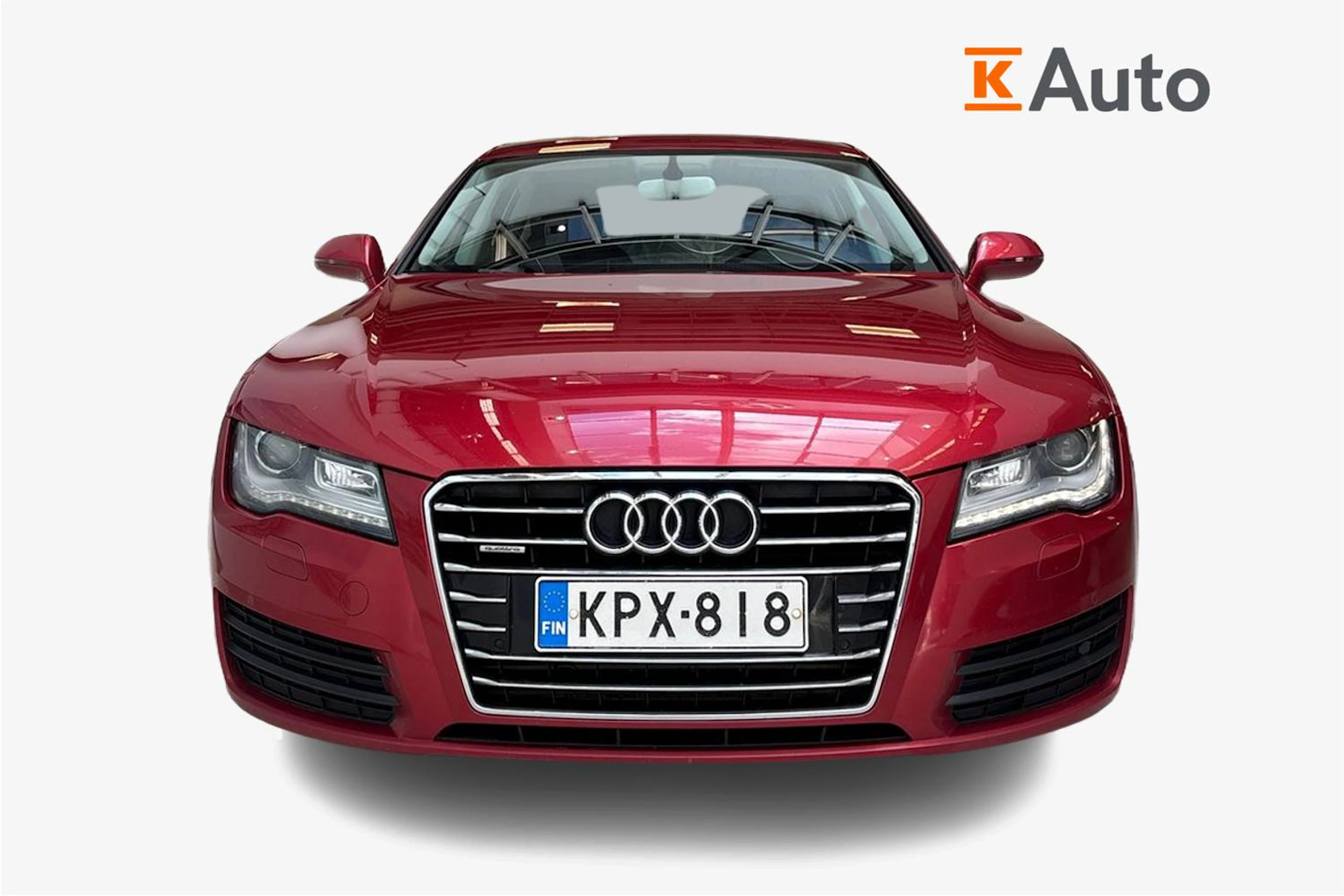 punainen Audi A7 2012 kuva 4.