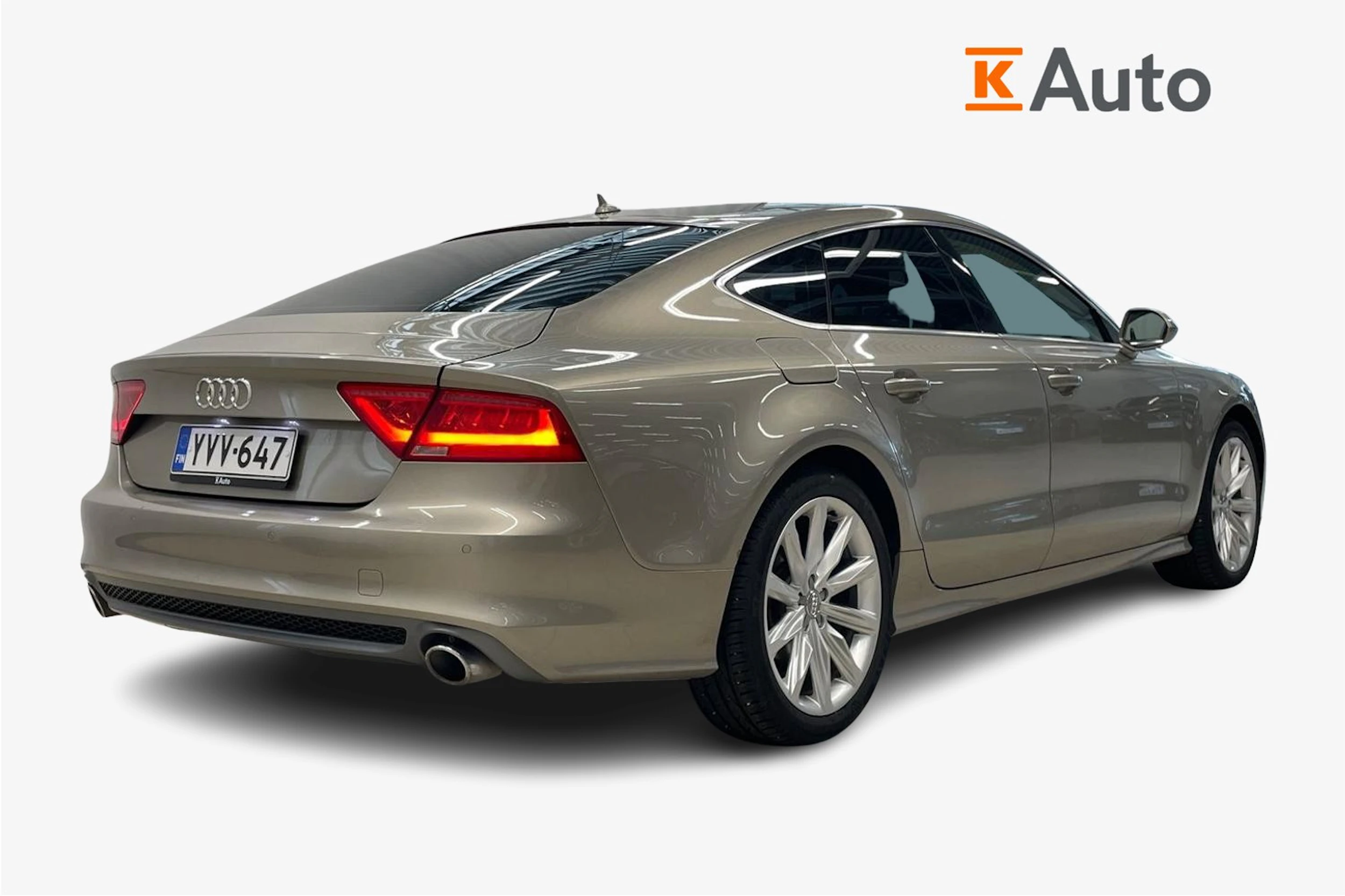 Ruskea (beige) Audi A7 2014 kuva 2.