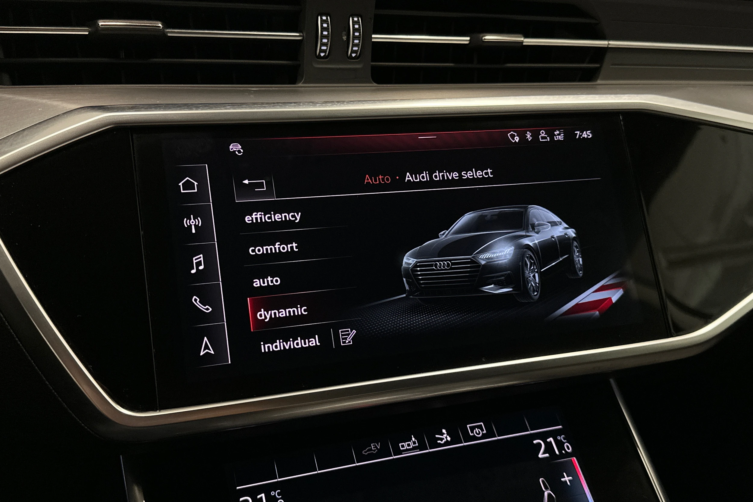 hopea Audi A7 2020 kuva 16.