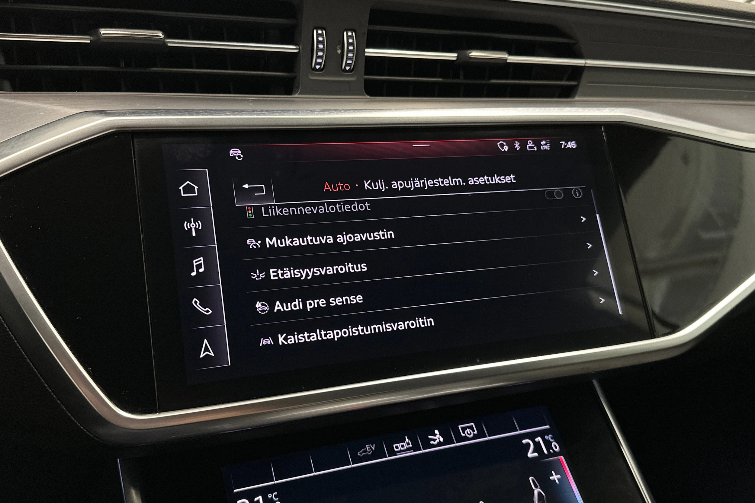 hopea Audi A7 2020 kuva 19.