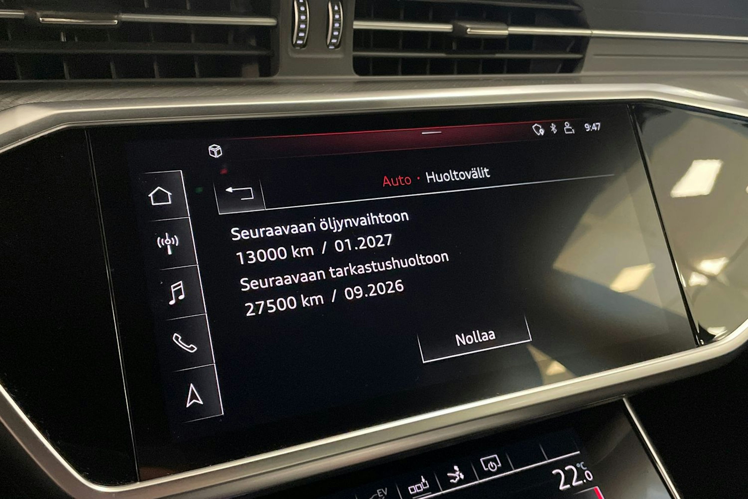 musta Audi A7 2020 kuva 27.