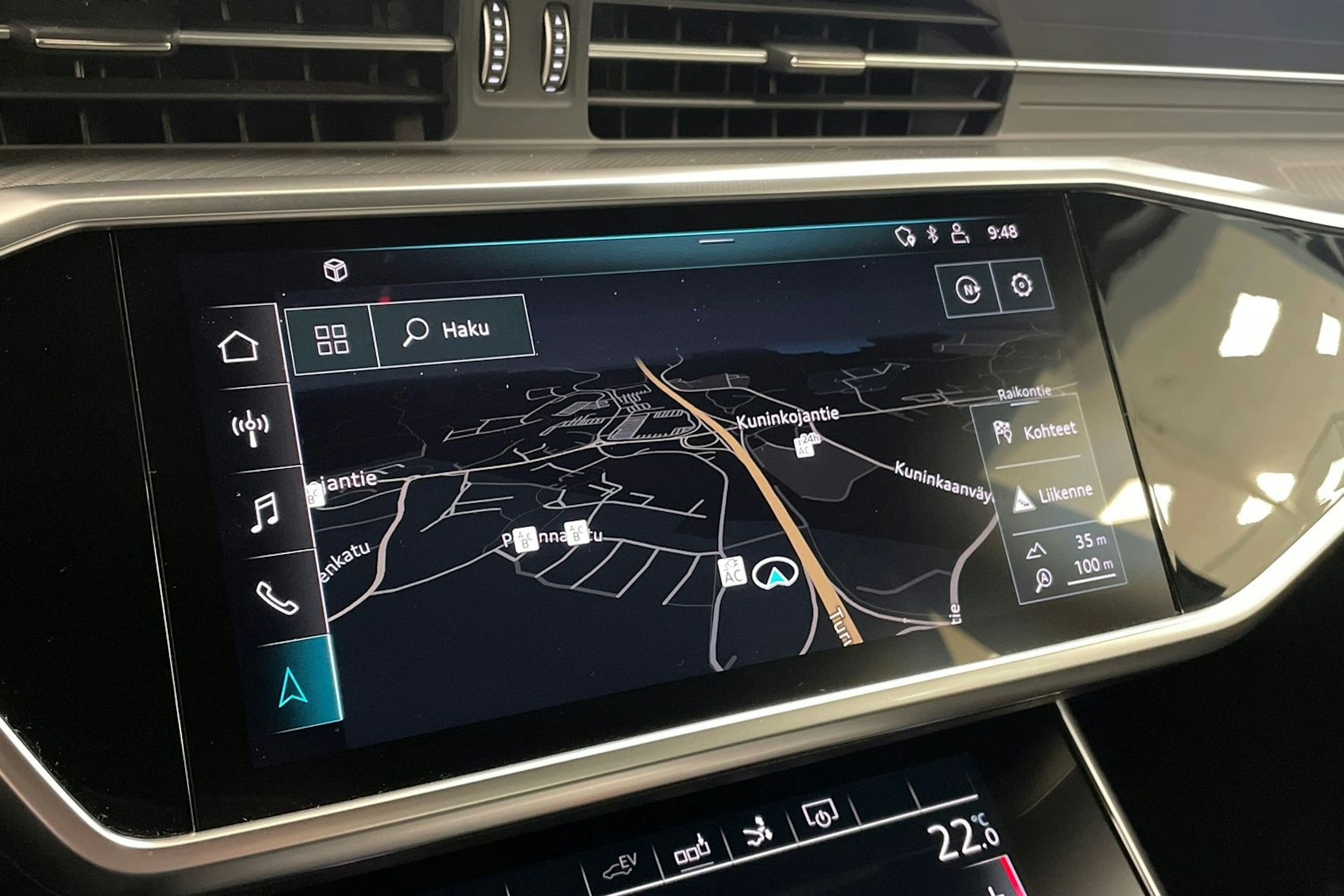 musta Audi A7 2020 kuva 28.