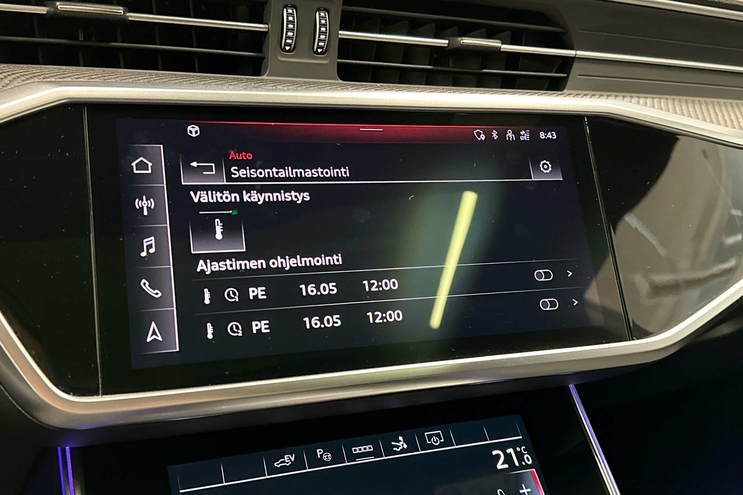 harmaa Audi A7 2021 kuva 16.