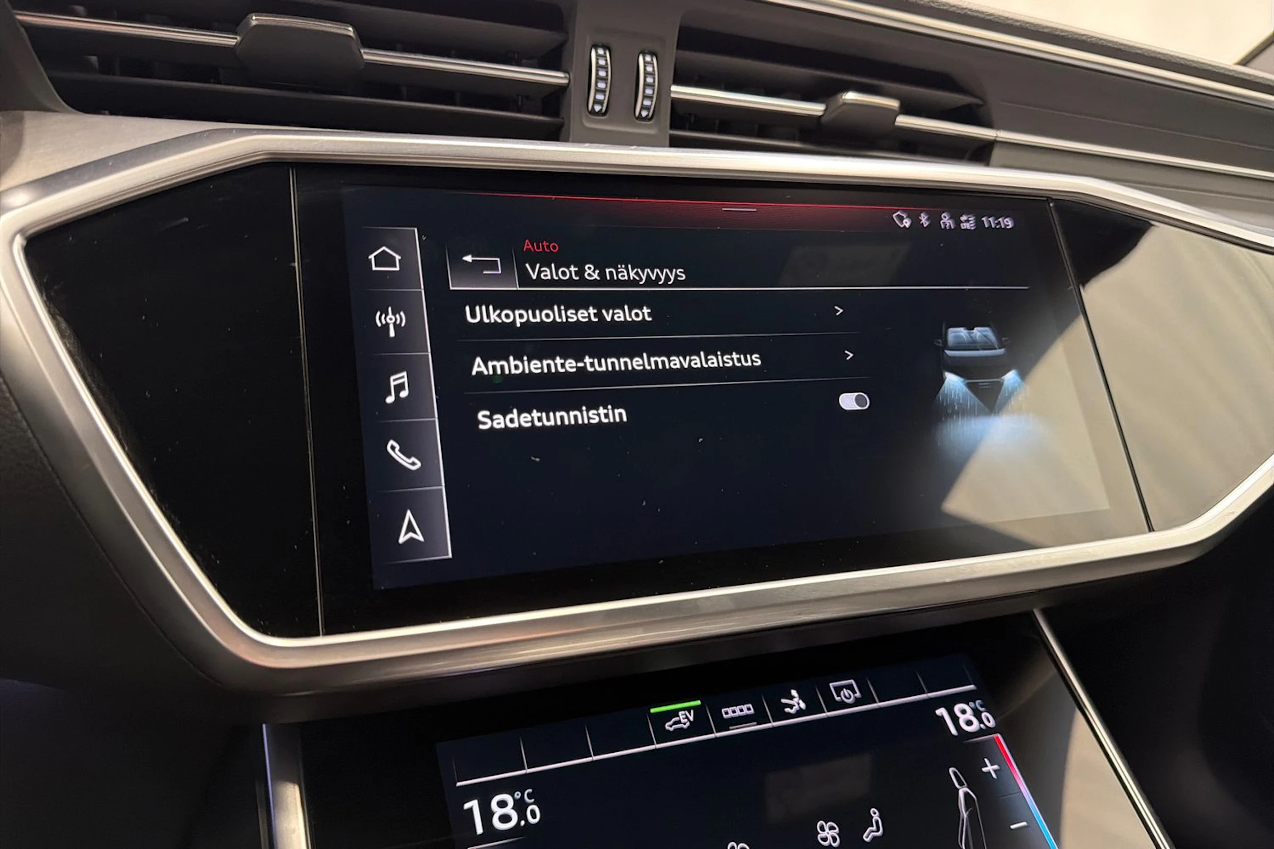 musta Audi A7 2021 kuva 23.