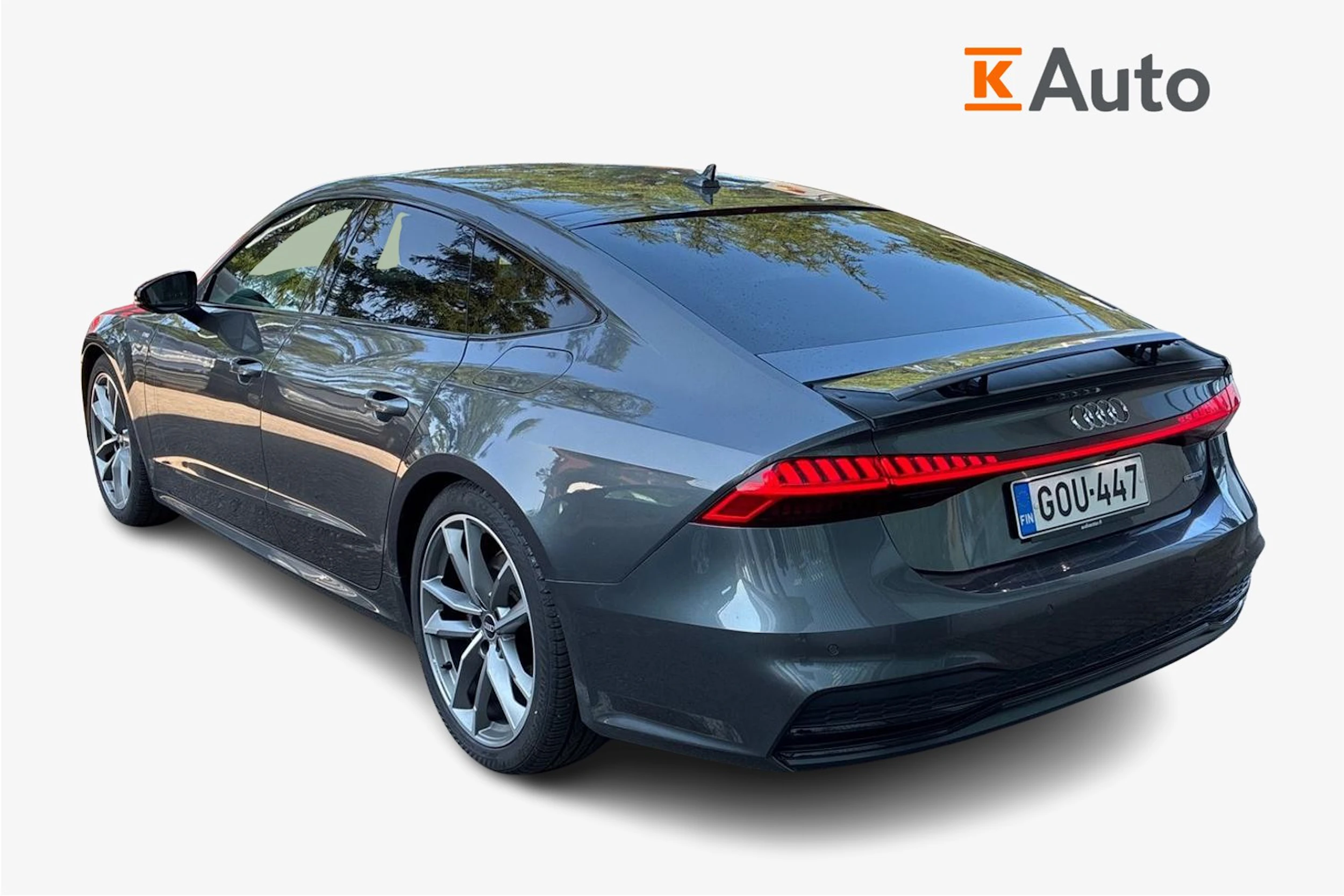 met. harmaa Audi A7 2021 kuva 2.