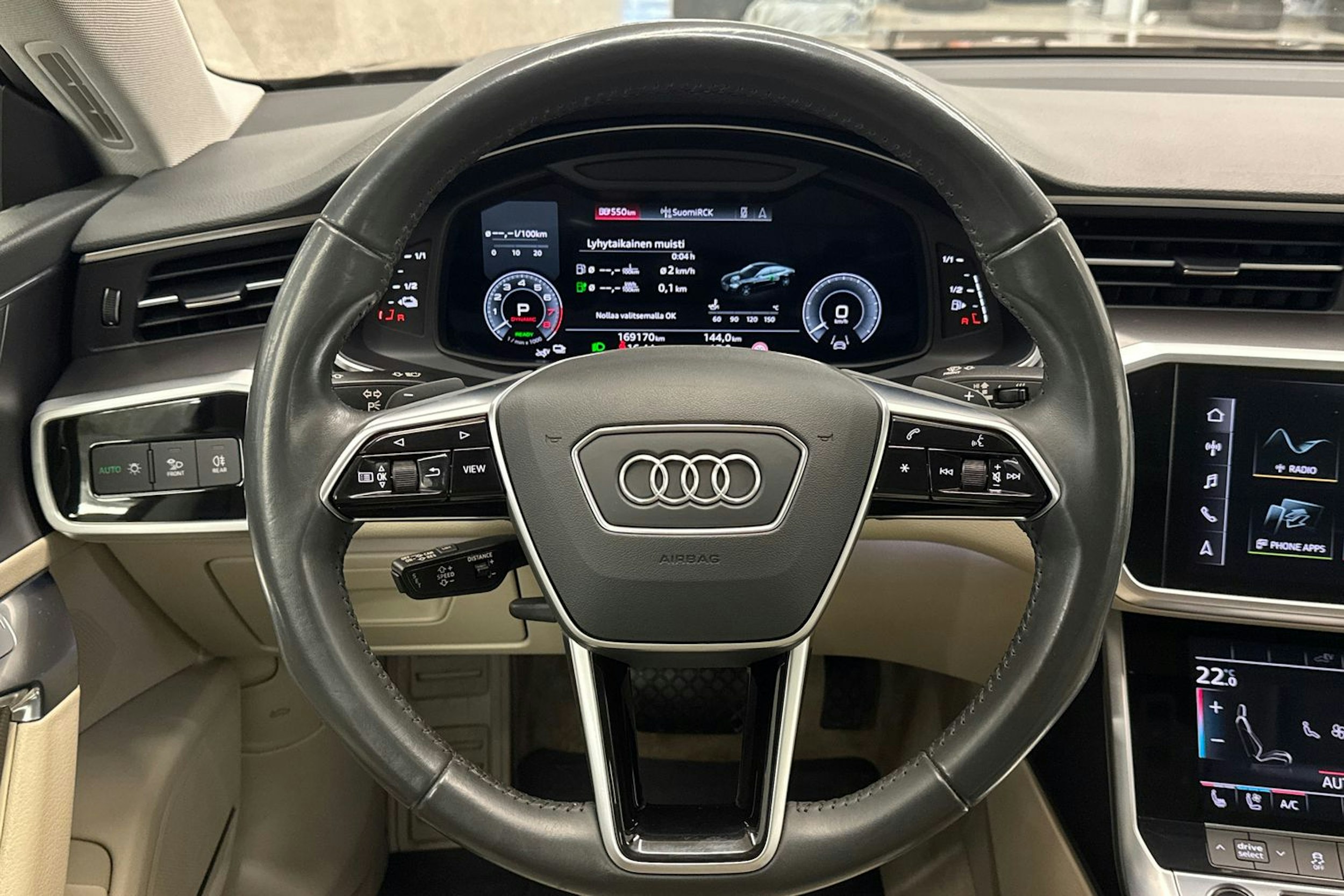 Ruskea (beige) Audi A7 2021 kuva 14.