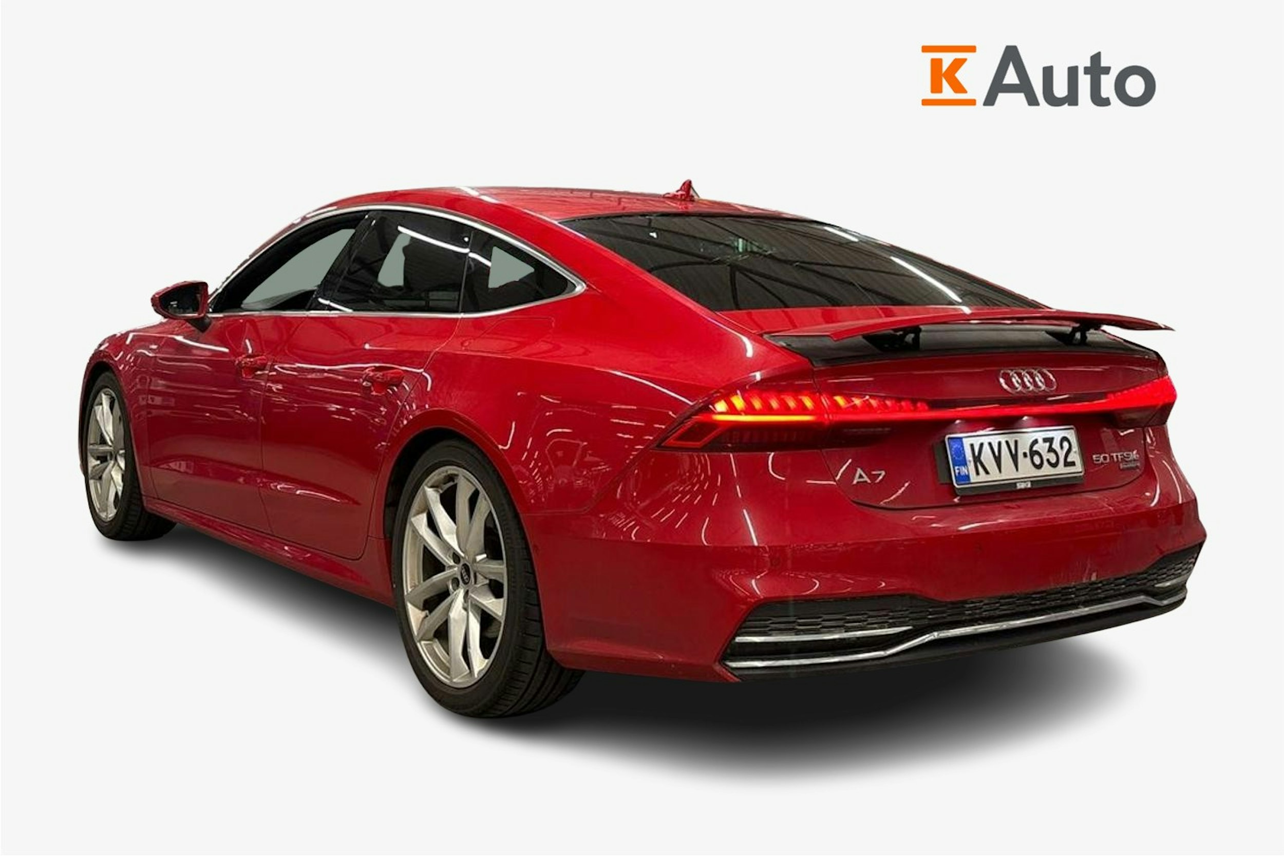 punainen Audi A7 2021 kuva 2.