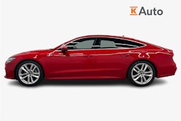 punainen Audi A7 2021 kuva 6.